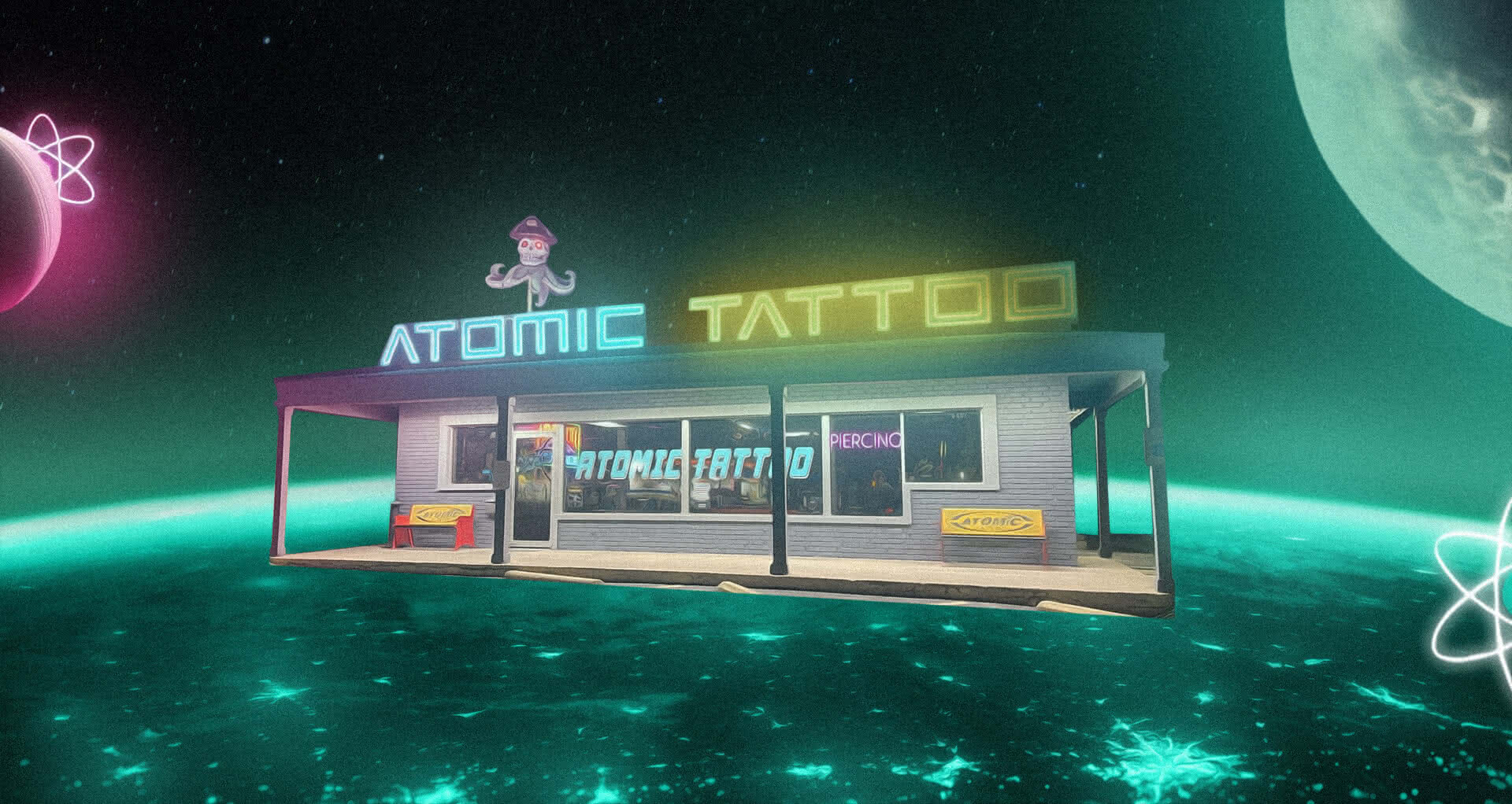 Atomic Tattoo floating shop